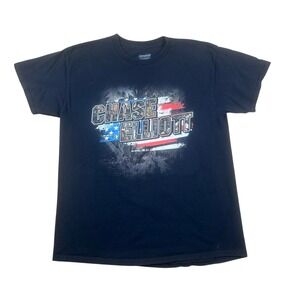 Hendrick Motorsports Chase Elliott 9 NASCAR T-Shirt Mens Large Black Camo Flag